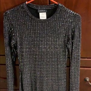 Black and silver sparkle dress NWT